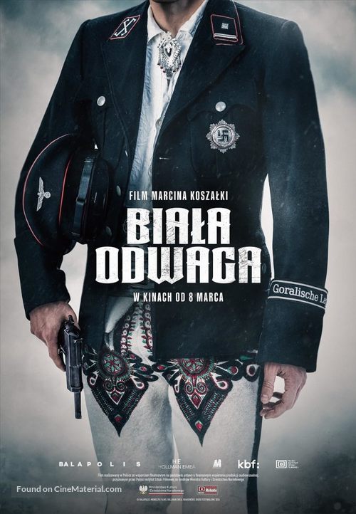 Biala odwaga - Polish Movie Poster