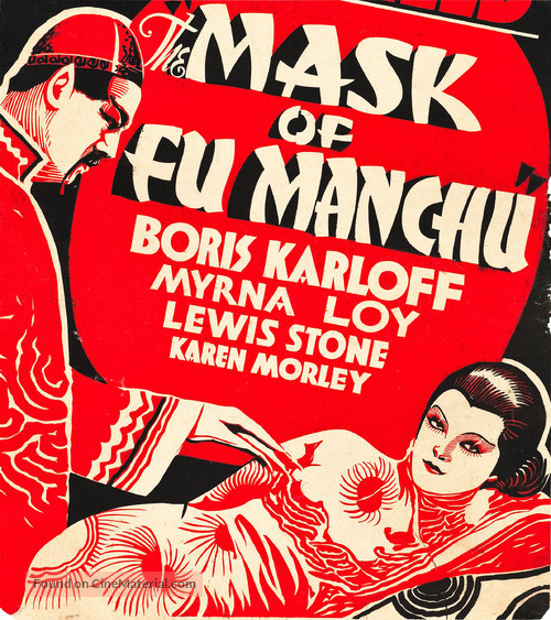 The Mask of Fu Manchu - poster