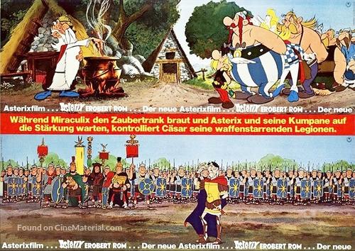 Les douze travaux d&#039;Ast&eacute;rix - German Movie Poster