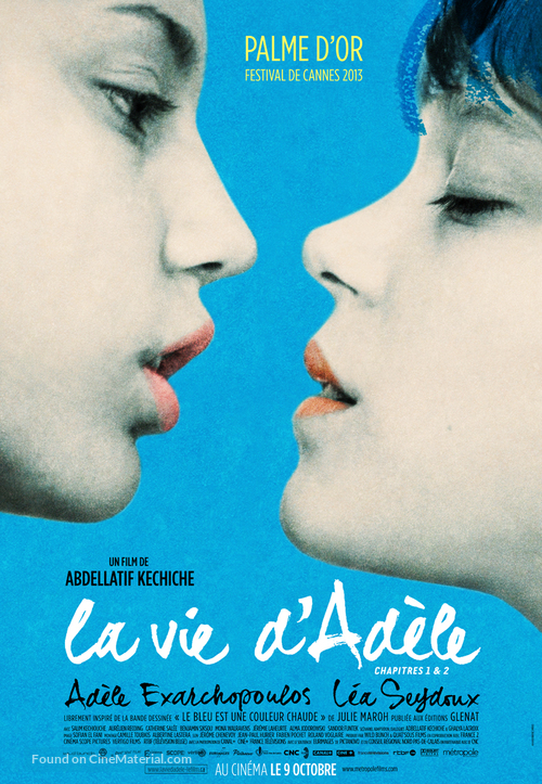 La vie d&#039;Ad&egrave;le - Canadian Movie Poster