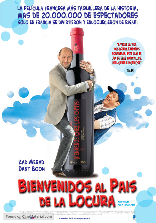 Bienvenue chez les Ch&#039;tis - Argentinian Movie Poster