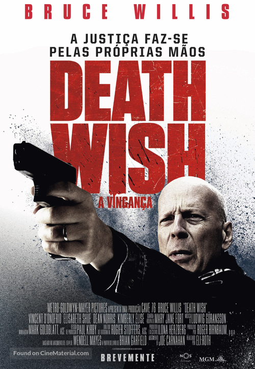 Death Wish - Portuguese Movie Poster