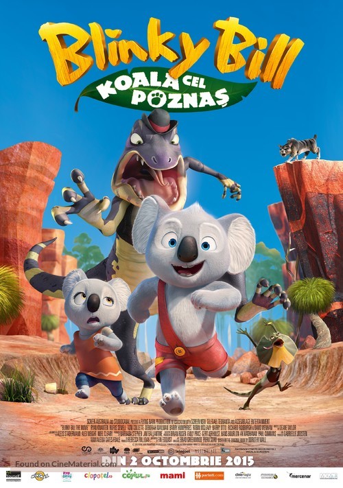 Blinky Bill the Movie - Romanian Movie Poster