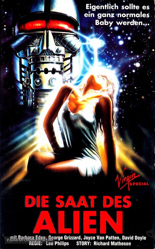 The Stranger Within - German VHS movie cover