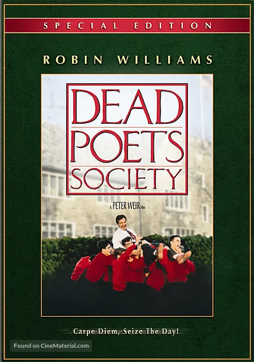 Dead Poets Society 1989 Dvd Movie Cover
