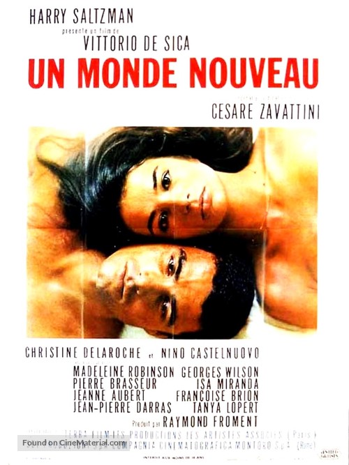 Un monde nouveau - French Movie Poster