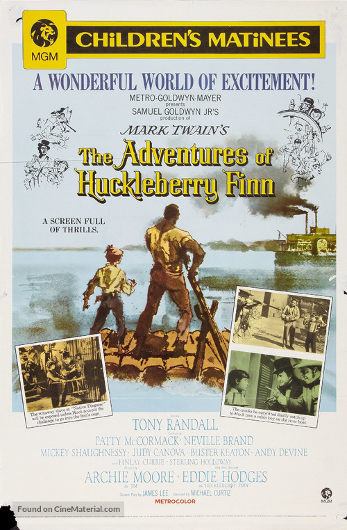 The Adventures of Huckleberry Finn - Re-release movie poster