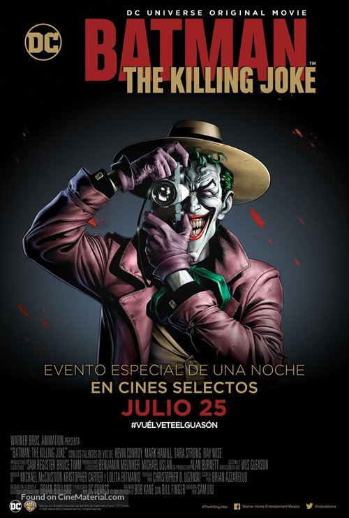 Batman: The Killing Joke - Mexican Movie Poster