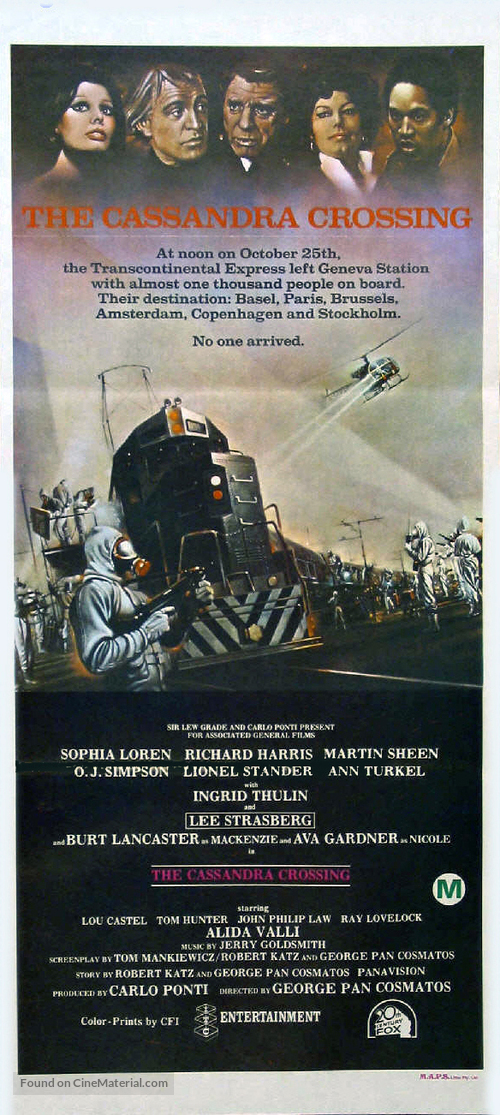 The Cassandra Crossing - Australian Movie Poster