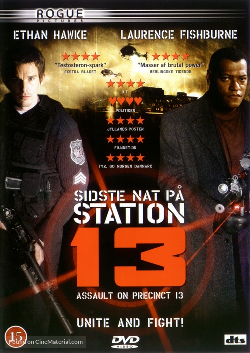 Assault On Precinct 13 - Danish Movie Cover