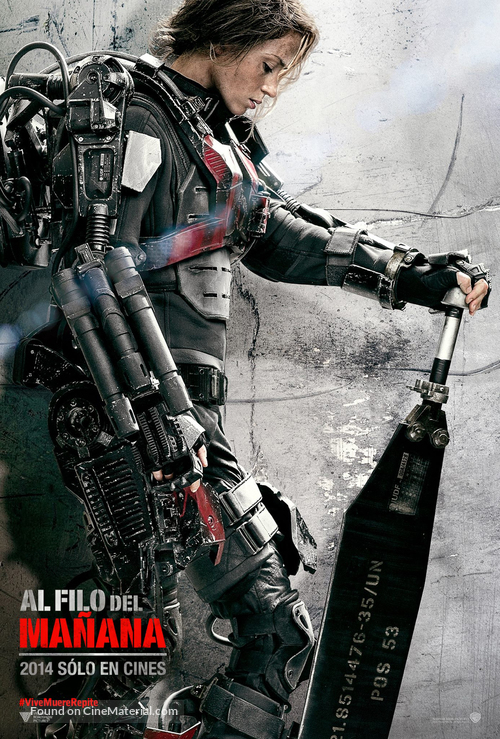 Edge of Tomorrow - Argentinian Movie Poster