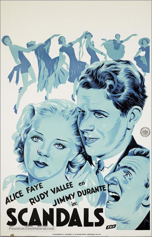 George White&#039;s Scandals - Dutch Movie Poster