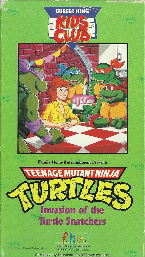 &quot;Teenage Mutant Ninja Turtles&quot; - VHS movie cover