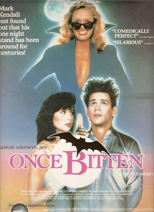 Once Bitten - DVD movie cover