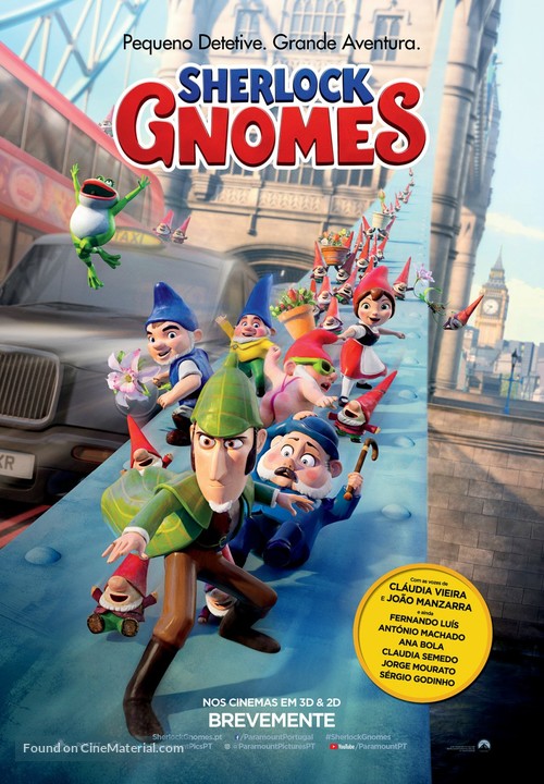 Sherlock Gnomes - Portuguese Movie Poster