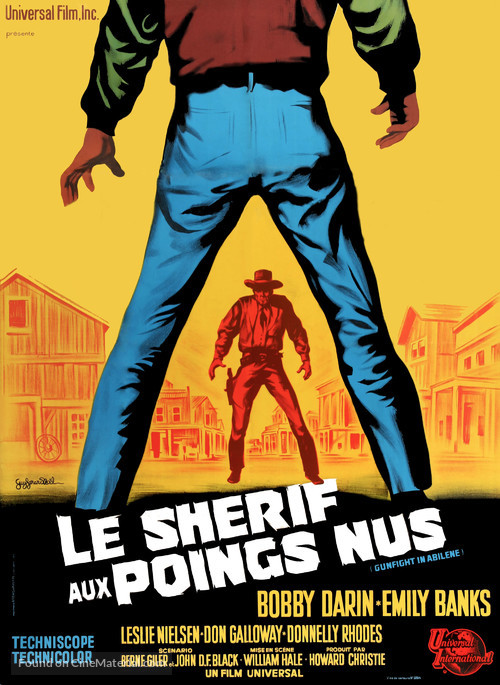 Gunfight in Abilene - French Movie Poster