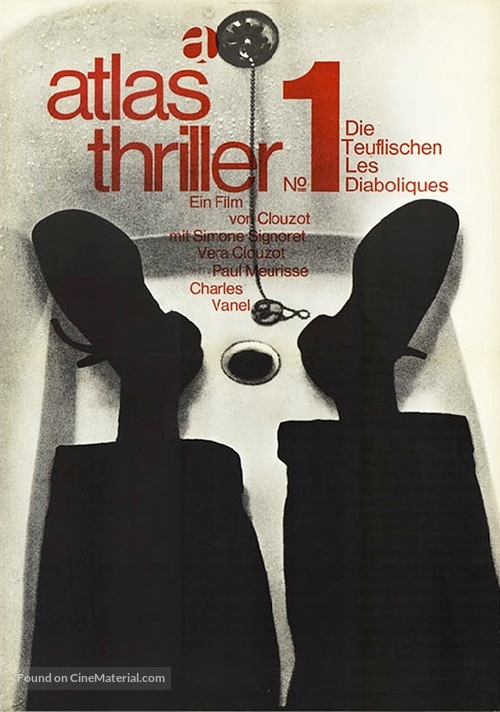 Les diaboliques - German Movie Poster