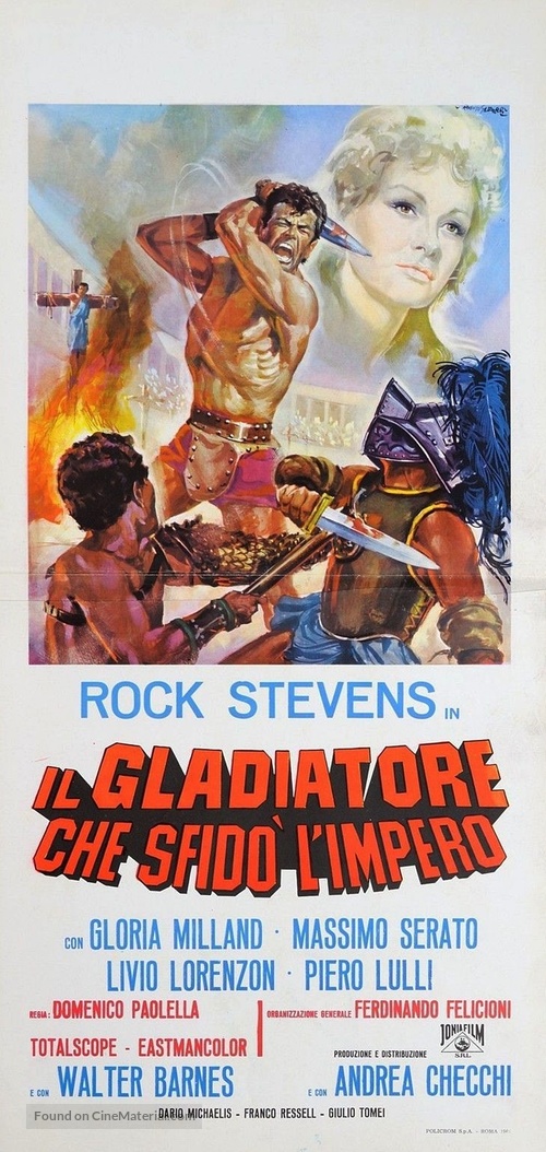 Il gladiatore che sfid&ograve; l&#039;impero - Italian Movie Poster