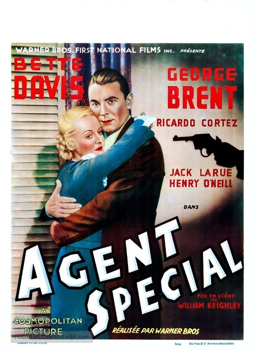 Special Agent - Belgian Movie Poster