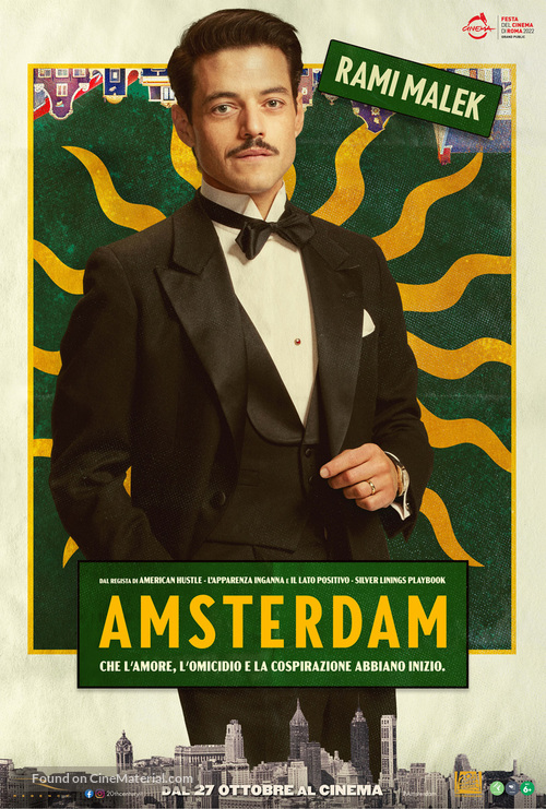 Amsterdam - Italian Movie Poster