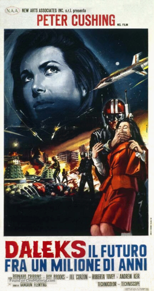 Daleks&#039; Invasion Earth: 2150 A.D. - Italian Theatrical movie poster