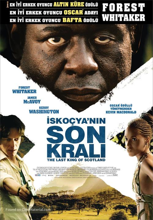 The Last King of Scotland - Turkish Movie Poster