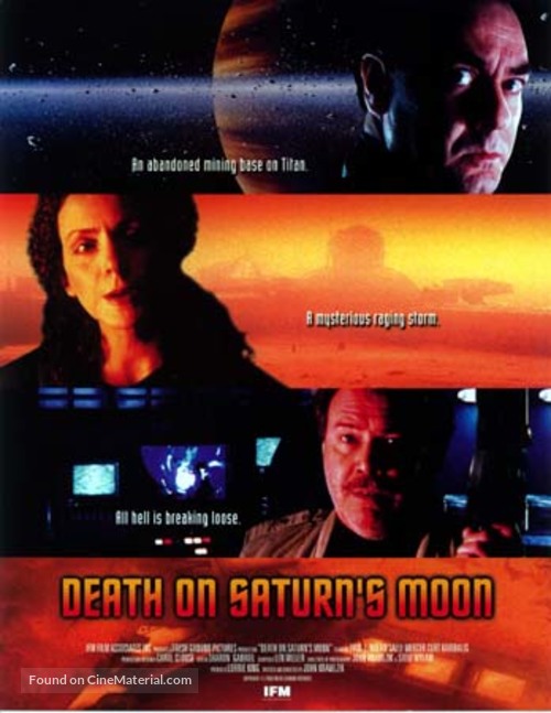 Death on Saturn&#039;s Moon - poster