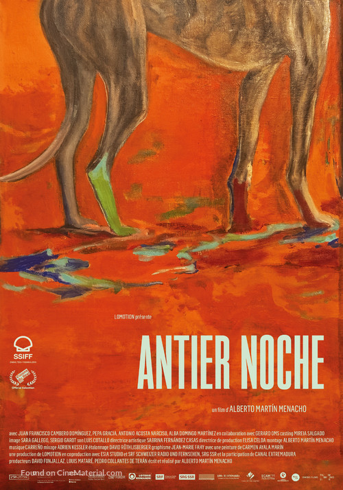 Antier noche - Swiss Movie Poster