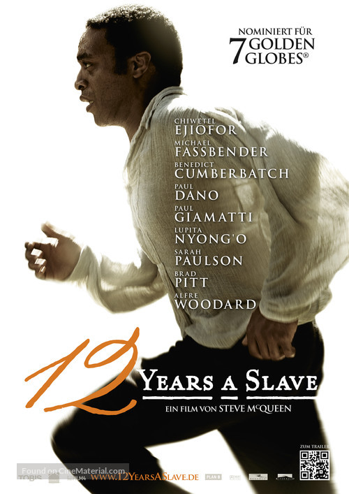 12 Years a Slave - German Movie Poster