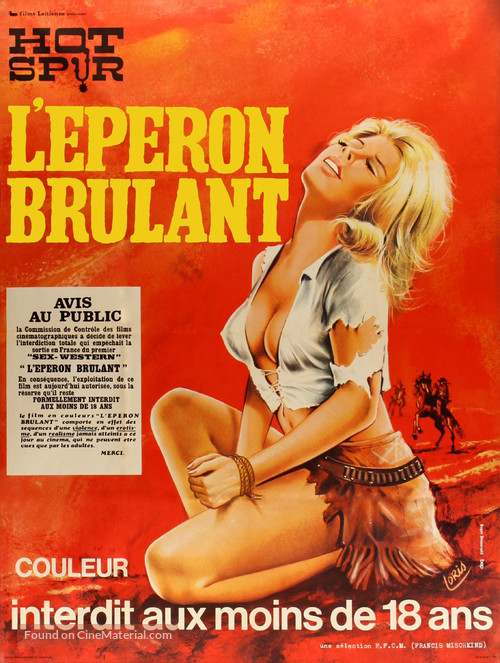 Hot Spur - French Movie Poster