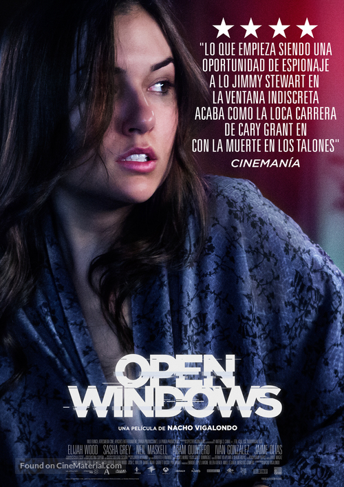 Open Windows - Spanish Movie Poster