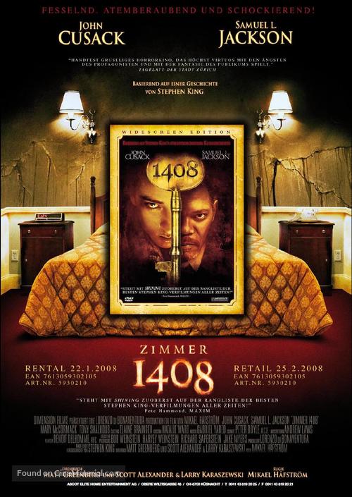 1408 - Swiss Video release movie poster