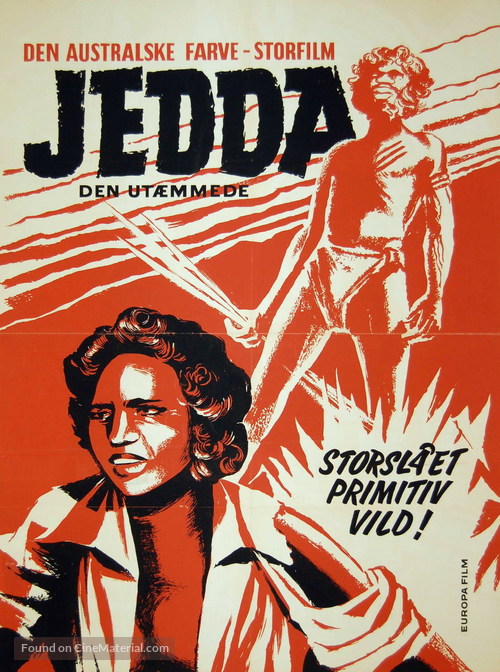 Jedda - Danish Movie Poster