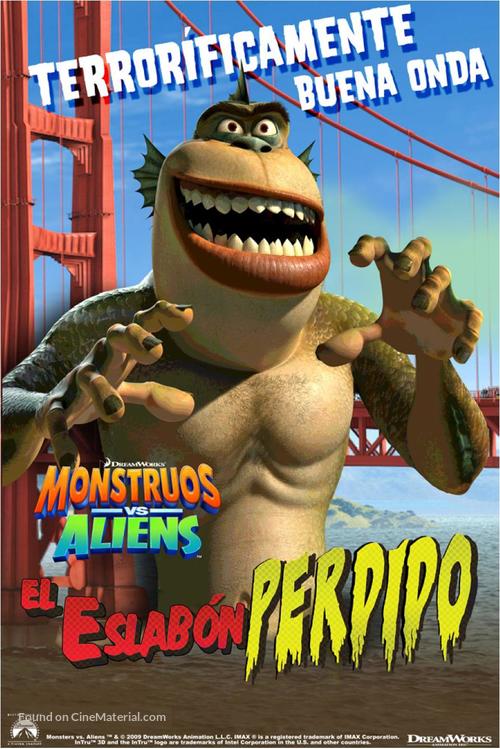 Monsters vs. Aliens - Argentinian Movie Poster