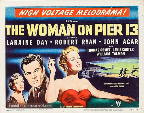 The Woman on Pier 13 - Movie Poster