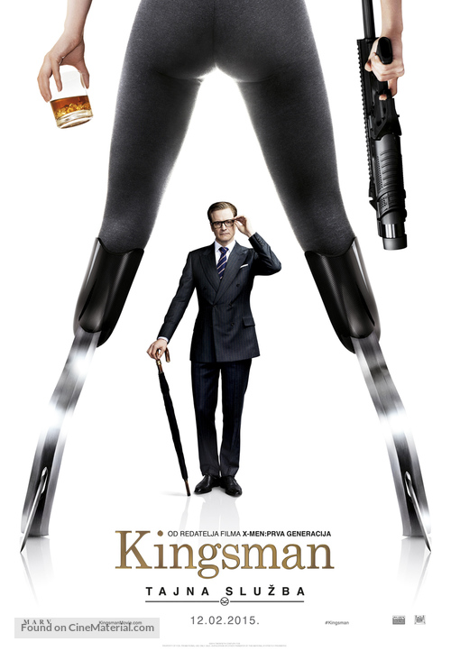 Kingsman: The Secret Service - Serbian Movie Poster