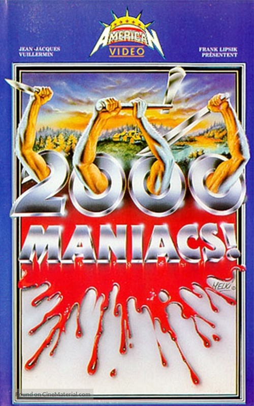 Two Thousand Maniacs! - French VHS movie cover