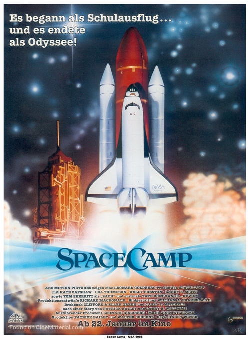 SpaceCamp - German Movie Poster