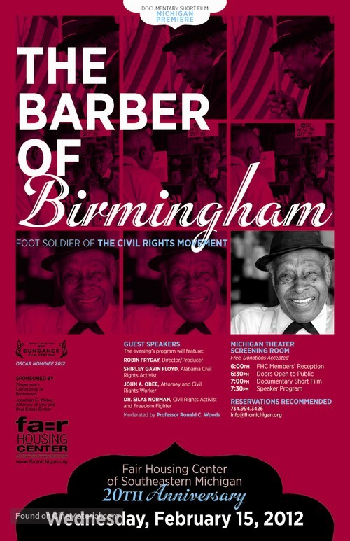 The Barber of Birmingham: Foot Soldier of the Civil Rights Movement - Movie Poster