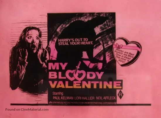 My Bloody Valentine (1981) Australian movie poster