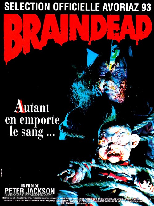 Braindead - French Movie Poster