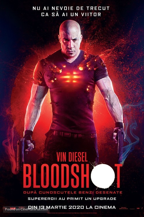 Bloodshot - Romanian Movie Poster