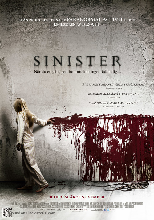 Sinister - Swedish Movie Poster