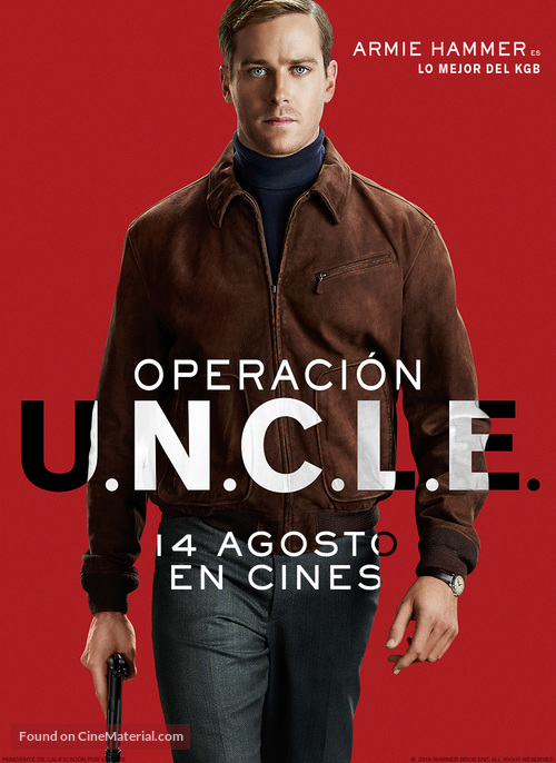 The Man from U.N.C.L.E. - Spanish Movie Poster