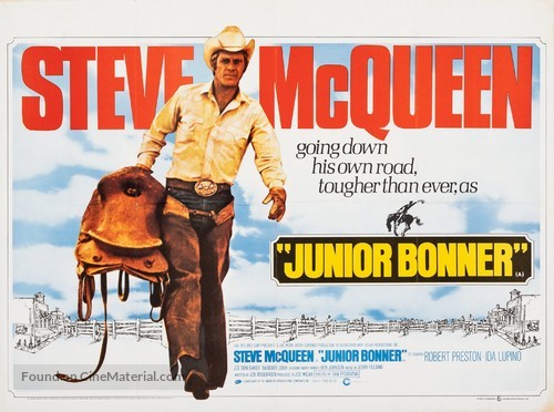 Junior Bonner - British Movie Poster