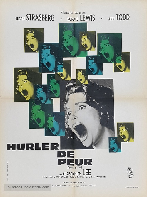 Taste of Fear - French Movie Poster