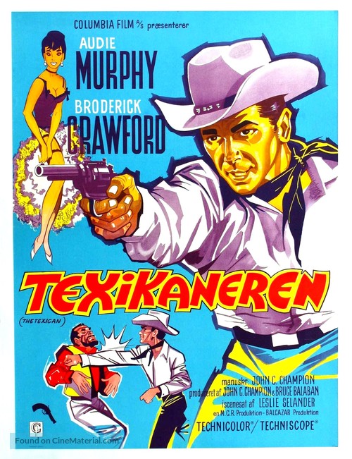 The Texican - Danish Movie Poster