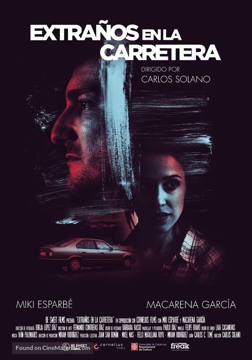 Extra&ntilde;os en la carretera - Spanish Movie Poster