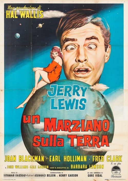 Visit to a Small Planet - Italian Movie Poster
