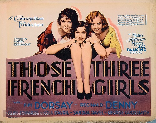 Those Three French Girls - Movie Poster